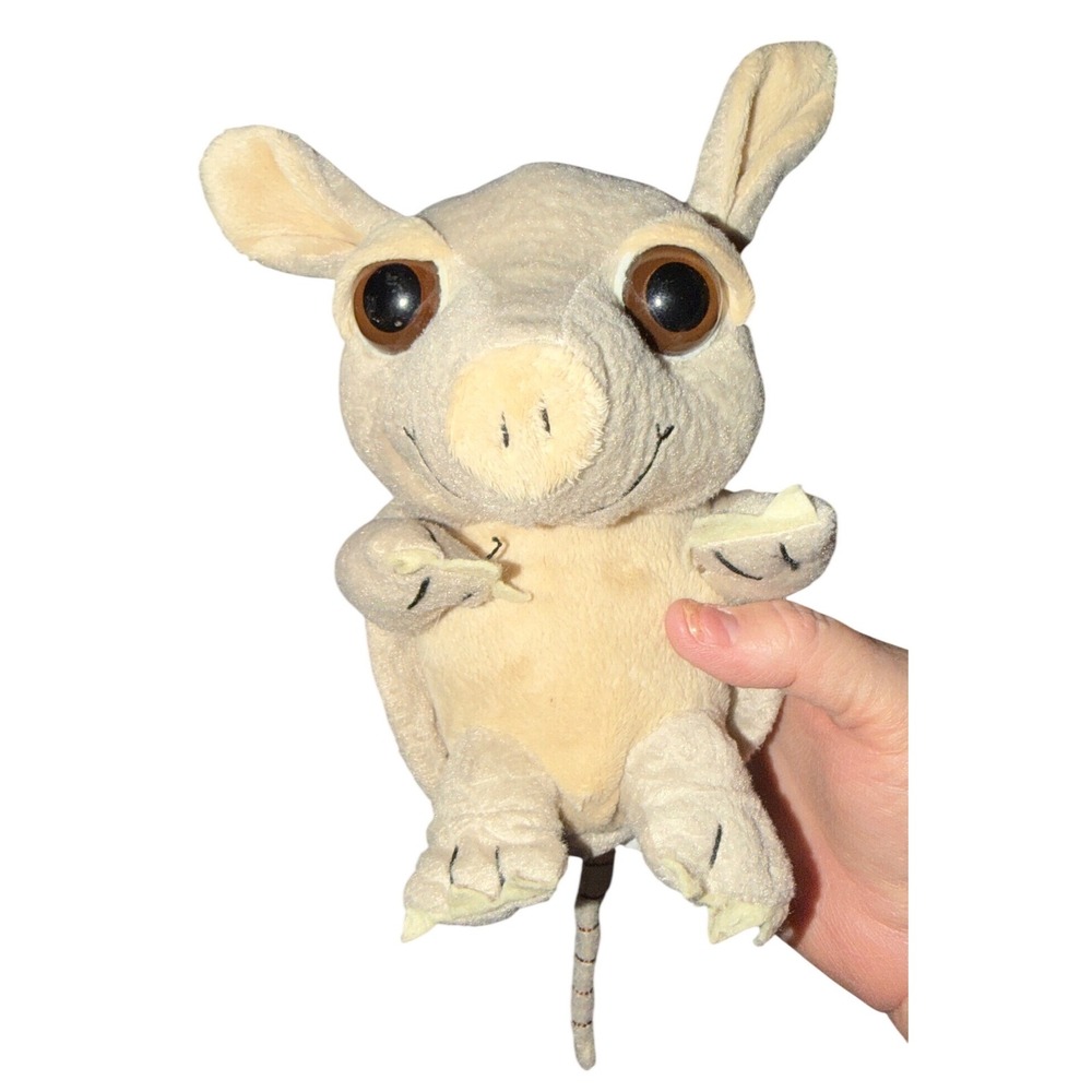 The Petting Zoo Armadillo Plush Kids Tan Big Eyes Safari Animal
